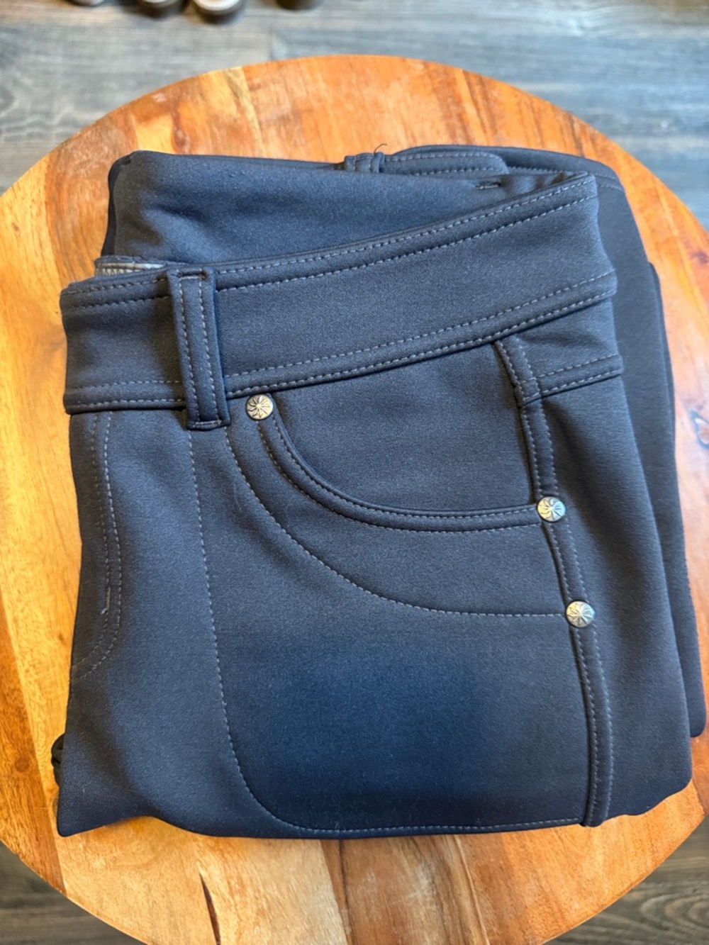 Dark Grey fleece lined Athleta leggings